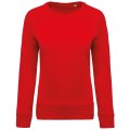 Dames Sweater Kariban BIO raglanmouwen Rood